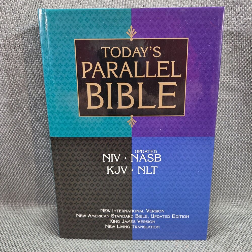 Todays Parallel Bible Hardcover 2000 NIV NASB KJV NLT Guideposts Zondervan